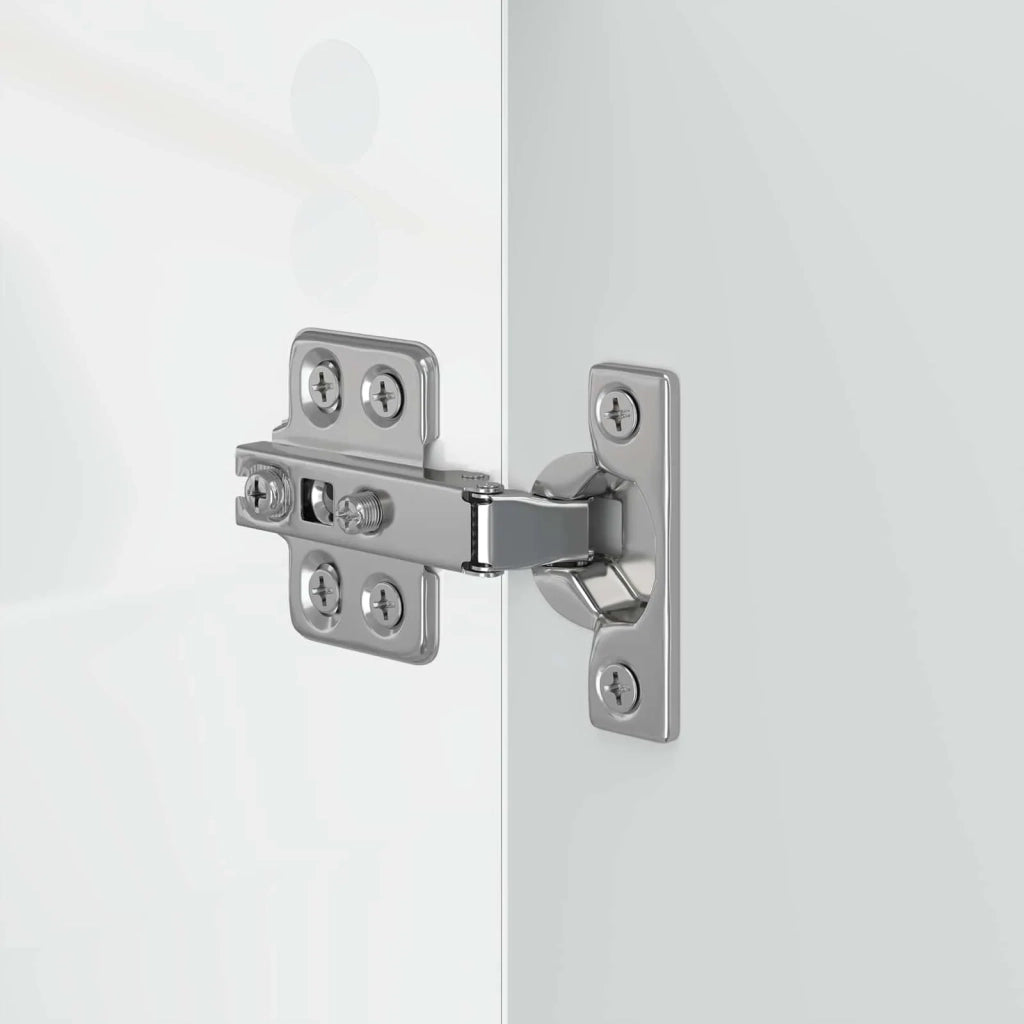 Armadio per Lavabo da Bagno ZWOLLE Bianco Lucido 896349