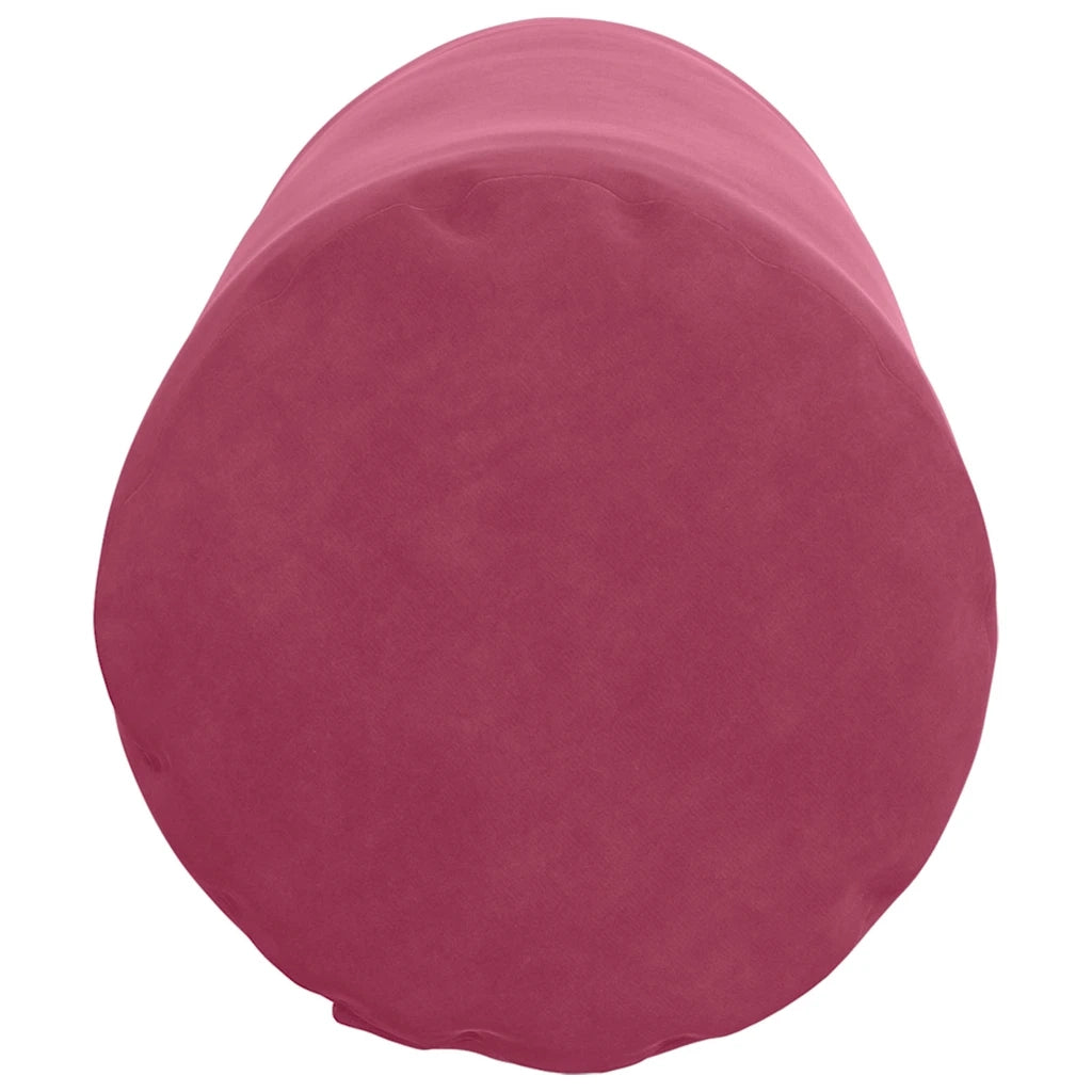 Cuscini a rullo 2 pcs Rosso Vino Ø 25 x 70 cm Tessuto in Cords 42014333