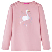 Maglietta per Bambini a Maniche Lunghe Rosa Chiaro 116 13691