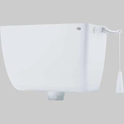 CASSETTA ALTA IN PVC CABRIO CON CATENELLA  BIANCA     CR