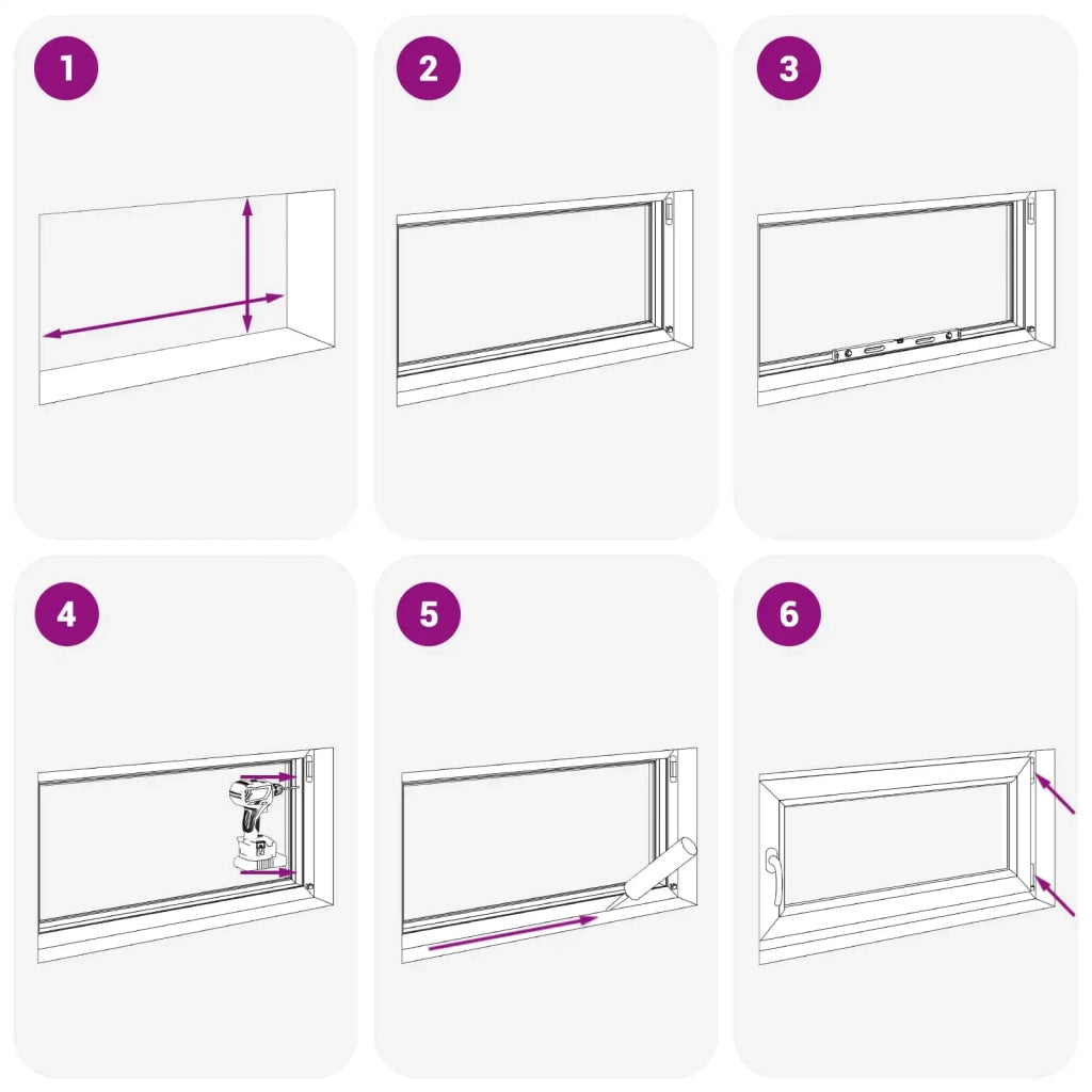 Finestra per Soffitta RISOR 100 x 50 cm PVC e Vetro Antracite CFW6633293