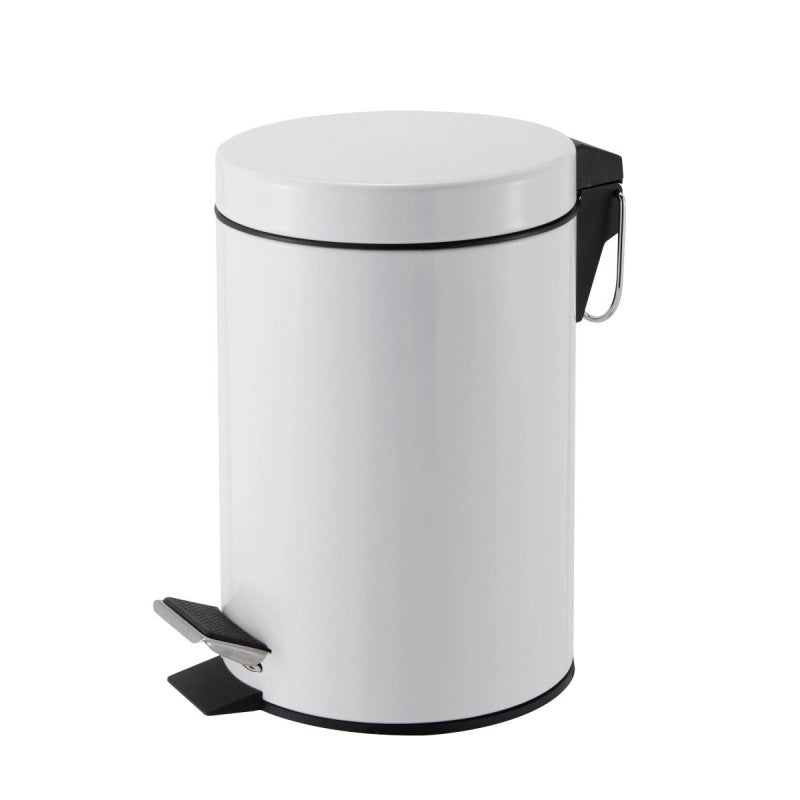 Set di 6 Porta Rifiuti Bianco 3lt