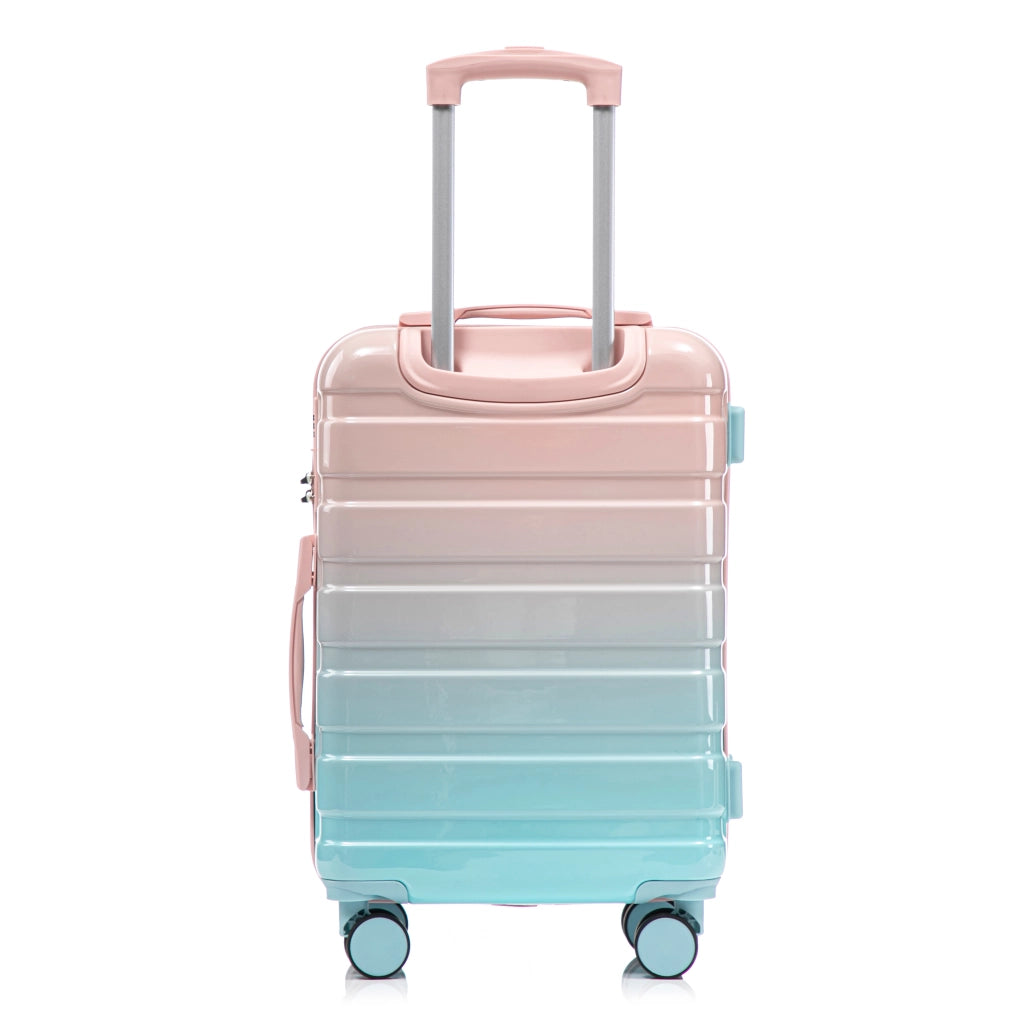 Valigia 2 pz rosa 14 pollici/20 pollici materiale PC