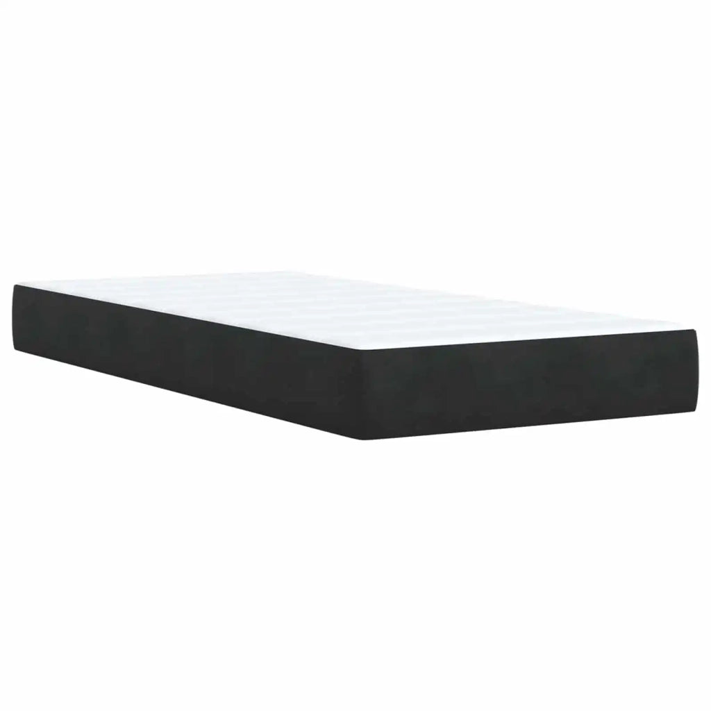 Letto con Contenitore con testiera 2 pz Nero 3458963