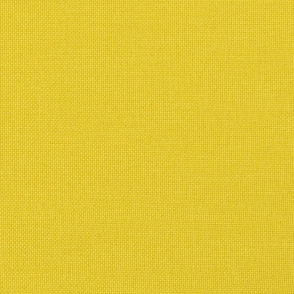 Cuscini da Divano 2 pcs Giallo Chiaro 50 x 50 cm Tessuto 42013963