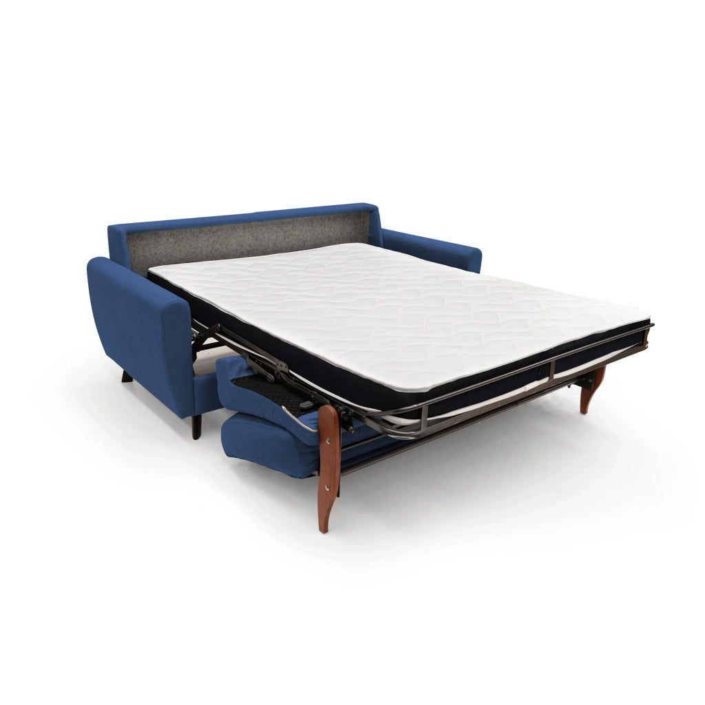 Callisto Divano letto matrimoniale 168 cm blu