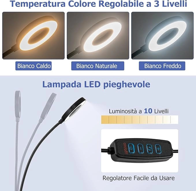 Tavolo per Manicure Pieghevole con Aspiratore Elettrico, Tavolo per Unghie Portatile con Luce LED, Cuscino Poggia Polso Clienti, Borsa e 4 Ruote Bloccabili (Nero)
