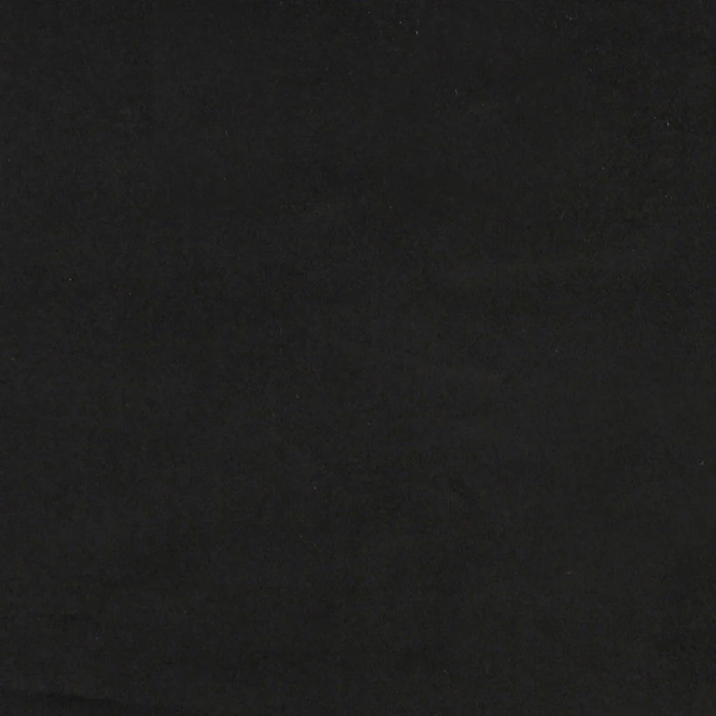 Coussin de tête de lit noir 80 cm velours