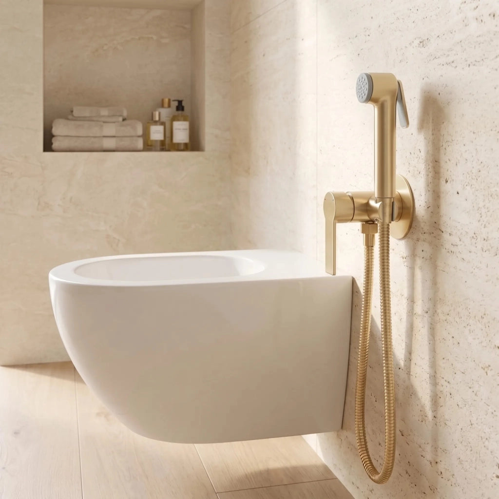 Rubinetto Bidet Rea Argus Brush Gold