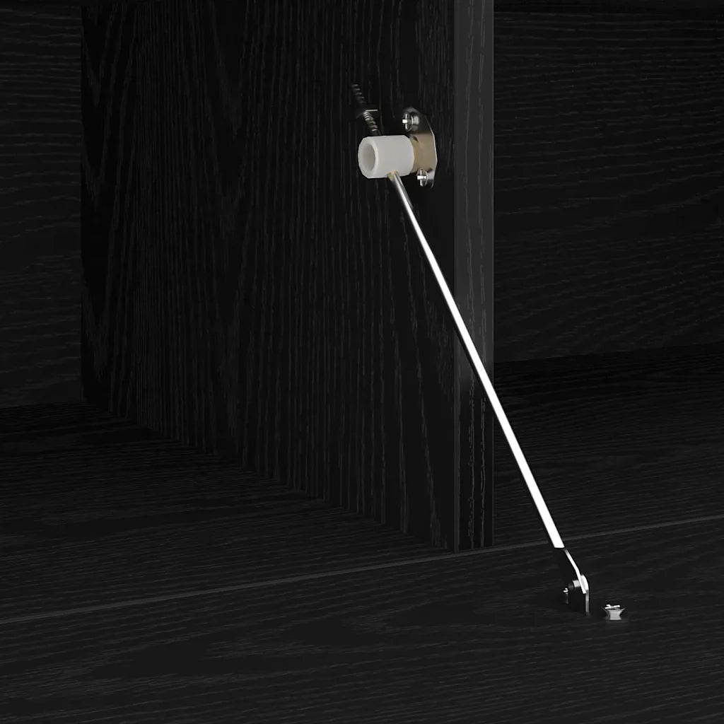 Mobile TV | Armadietto TV | Mobile Porta TV Rovere Nero 120 x 35 x 40 cm Legno multistrato