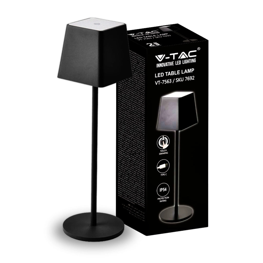 Lampada da tavolo da 2W Black Body IP54 3000K