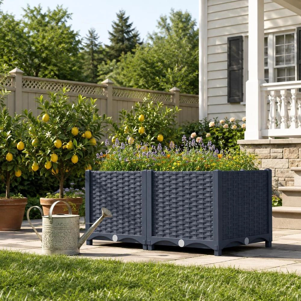 Raised Bed 80x80x38 Cm Polypropylene
