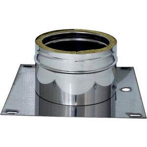 C PIASTRA DI BASE INOX DOP PARETE D 13/18 CM- 1,0 pz