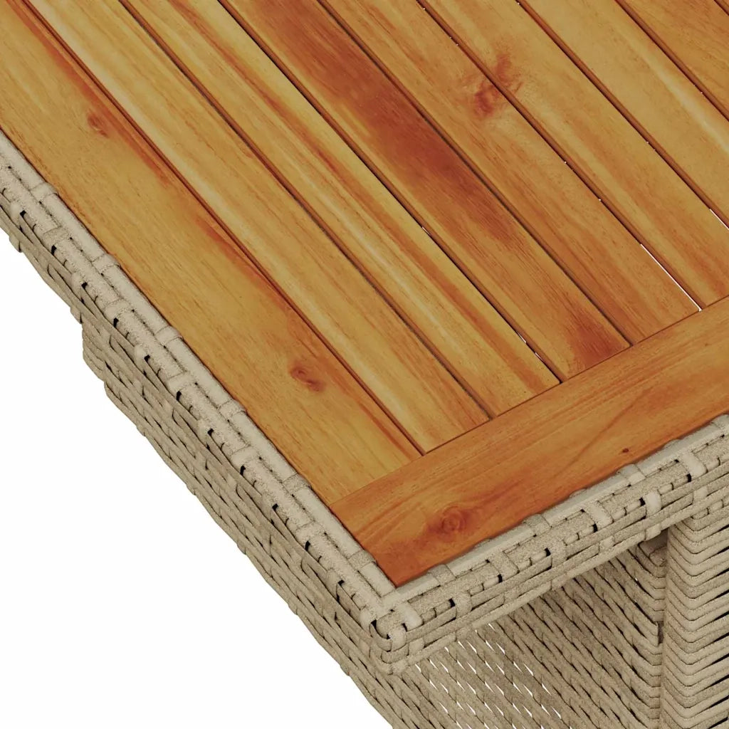 Set Divano da Giardino con cuscino 6 pcs Beige polyrattan 3360075