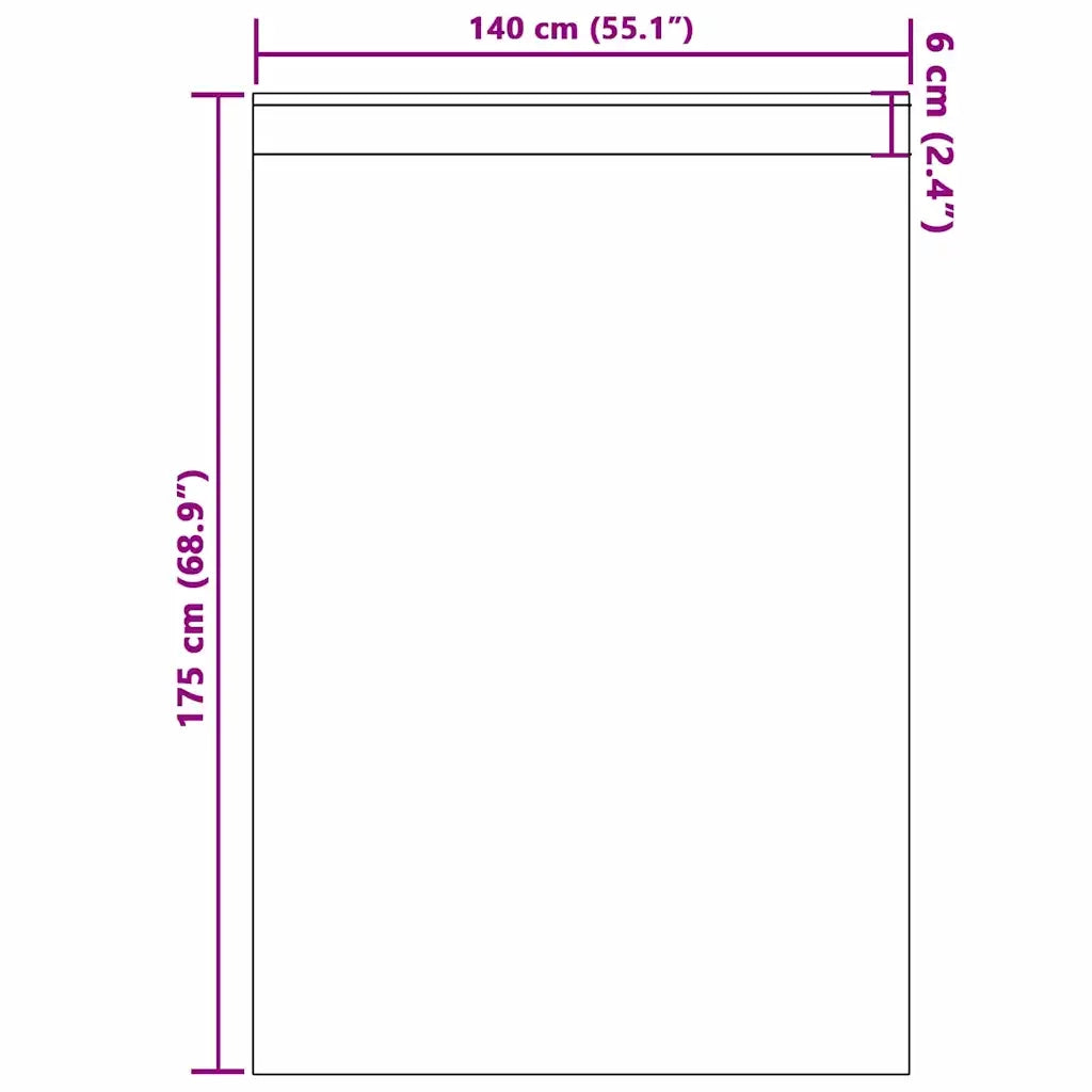 Tende Blackout con Anelli 2 pcs Rosa Vivo 175 x 140 cm 4107514