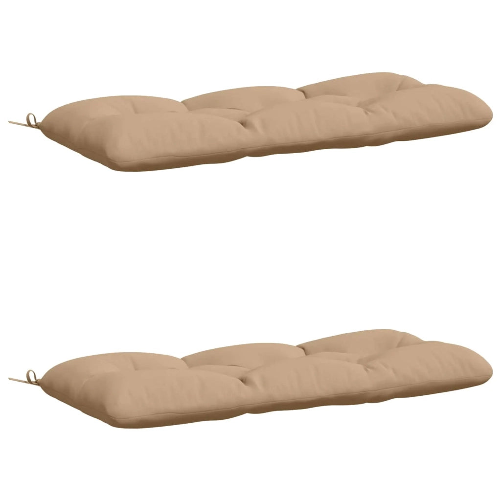 Cuscini per Panchina VIANEN 2 pz 100% Poliestere Sabbia 952615