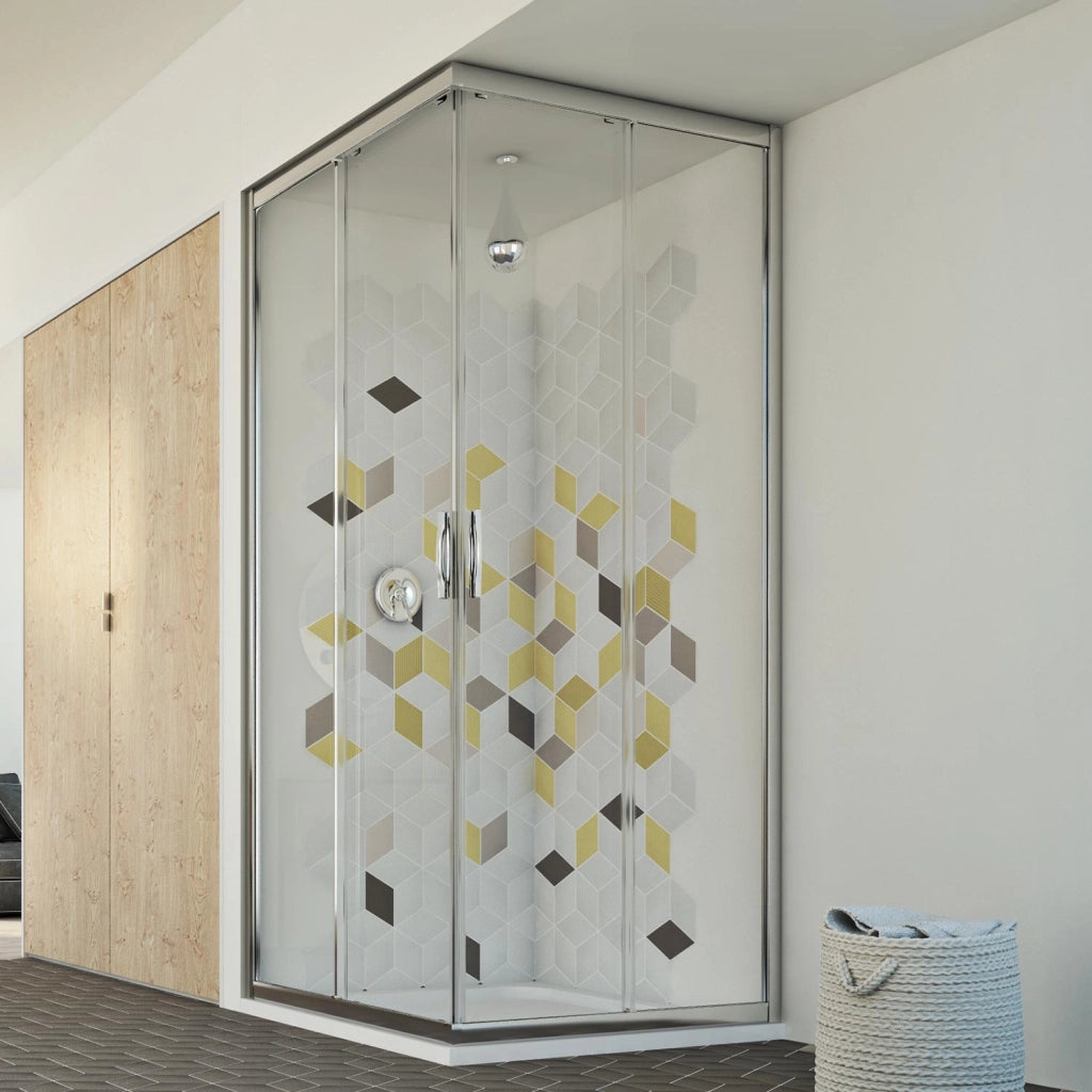 Box doccia 100x120CM H198 trasparente mod. Evolution