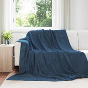 Coperta Blu navy 220 x 240 cm Panno 42016775
