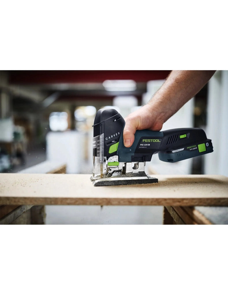 Seghetto Alternativo FESTOOL PSC 420 HPC 4,0 EBI-Basic (1x 4,0 Ah + SYS3 M 187)