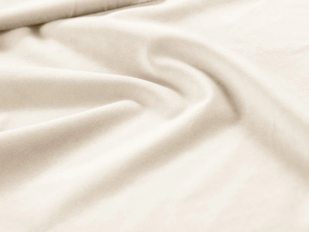 Cosmopolitan Design - Divano "Vienna" 2 posti in velluto beige chiaro 