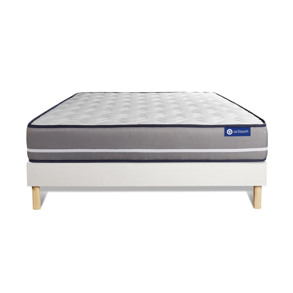 Kit rete e materasso matrimoniale Actilatex pur 150x195cm - Spessore : 20cm - Lattice e memory foam - rigido