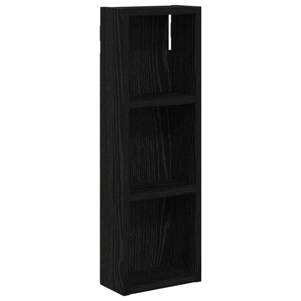 Armoire murale de salle de bain Chêne Noir 20 x 10 x 60,5 cm