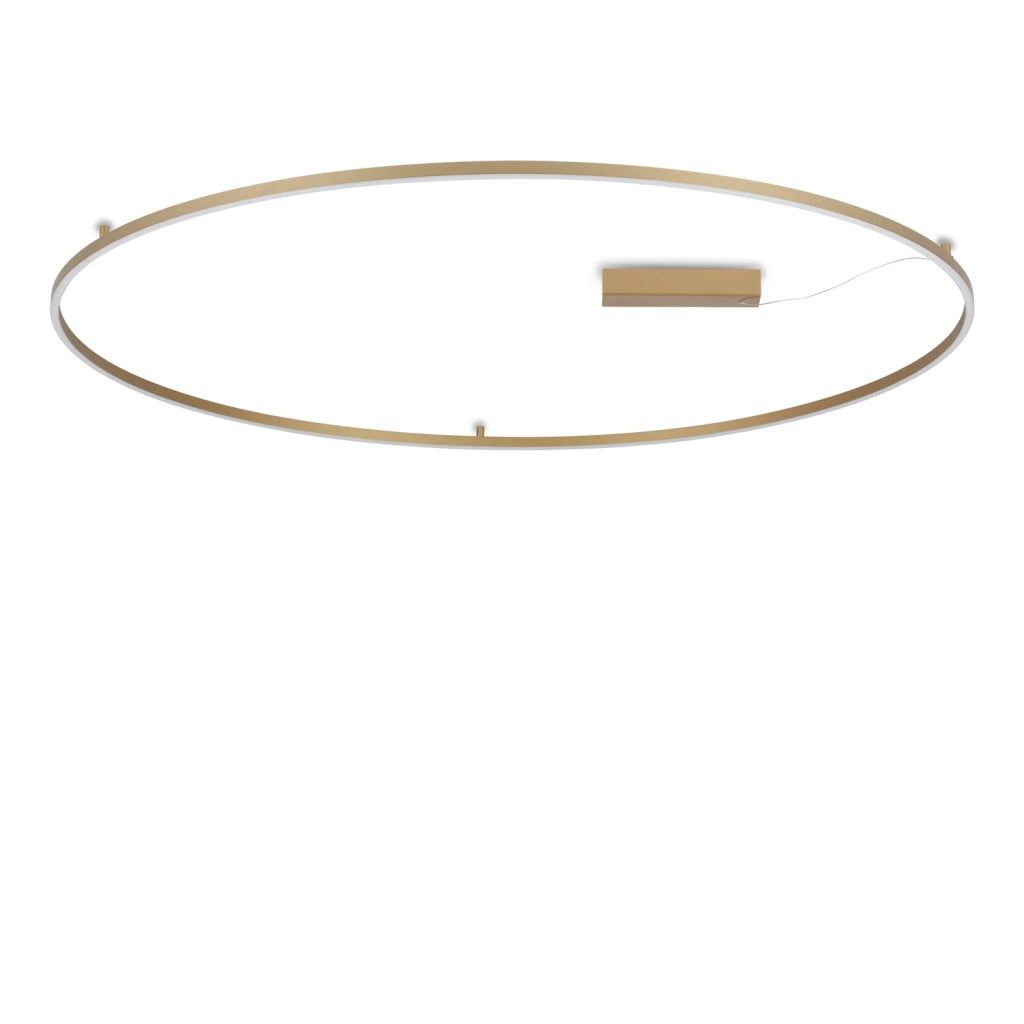 Plafoniera Oracle 81W Luce Naturale 4000K Ottone Dimmerabile Ideal Lux
