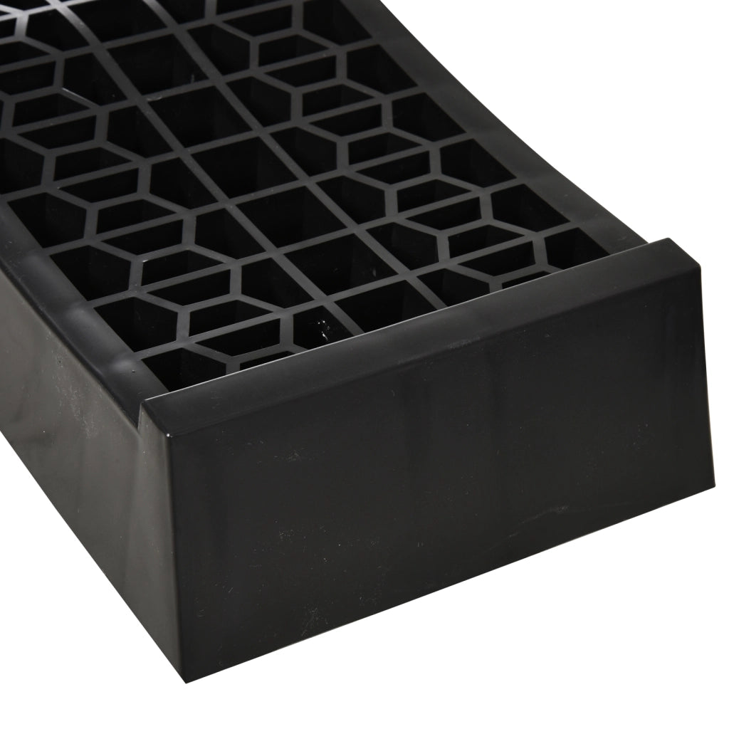 Rampa per Auto Set 2 Pezzi ¨C Xylo ¨C Plastica Nera 3 Tonnellate