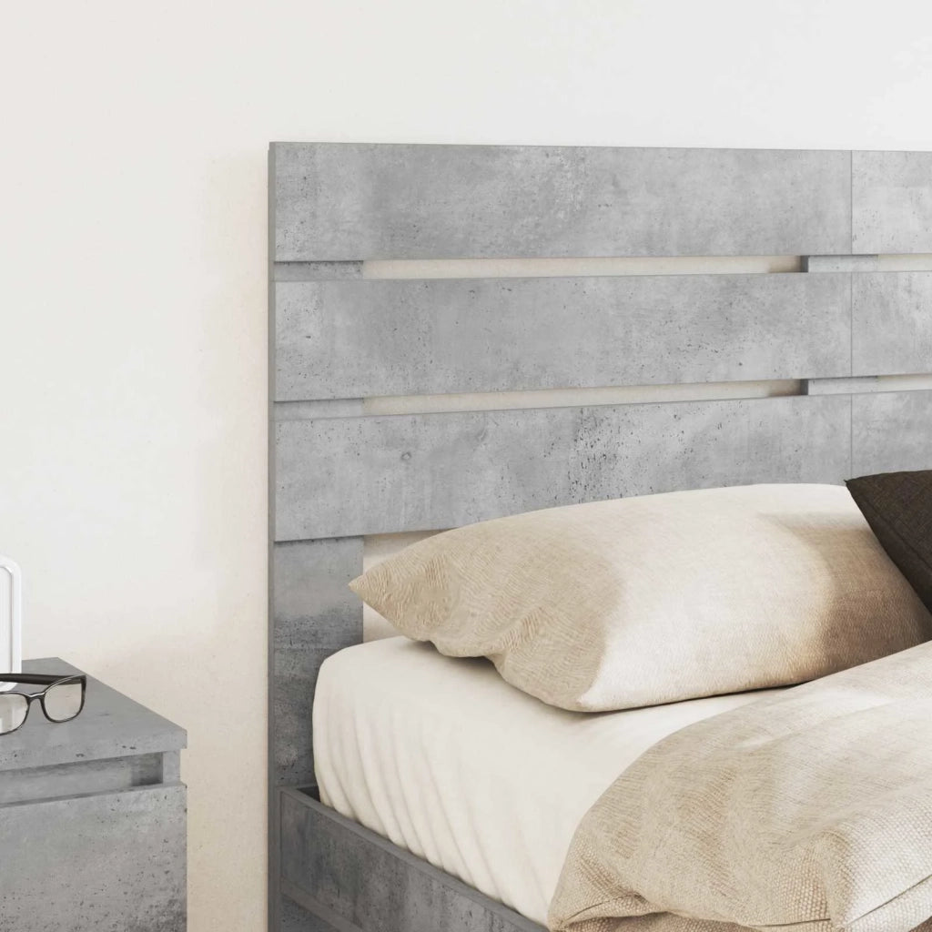 Testiera Grigio cemento Legno ingegnerizzato 888216