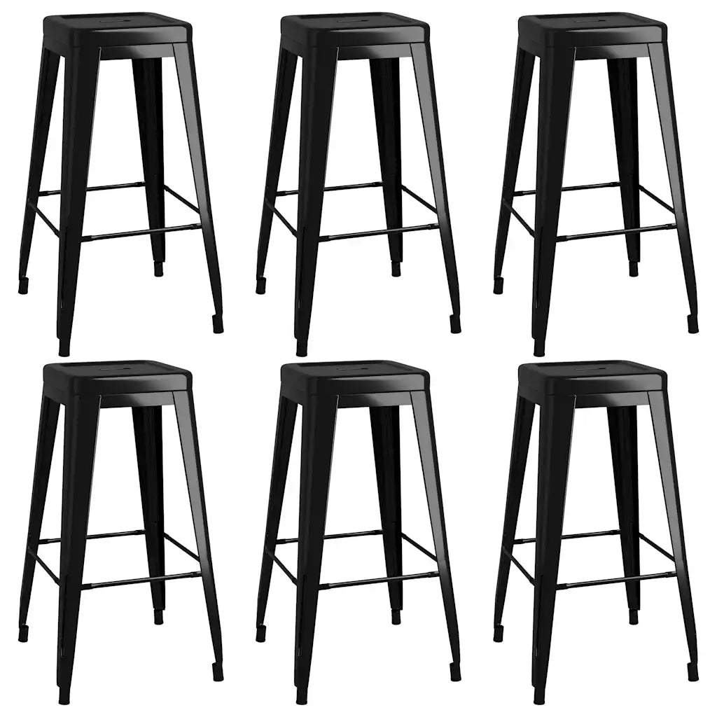 Set da Bar 7 pz Bianco e Nero 3057443