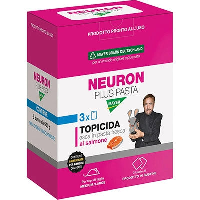 TOPICIDA NEURON PLUS MAYERBRAUN - PASTA AL SALMONE GR 1500- 12 pezzi