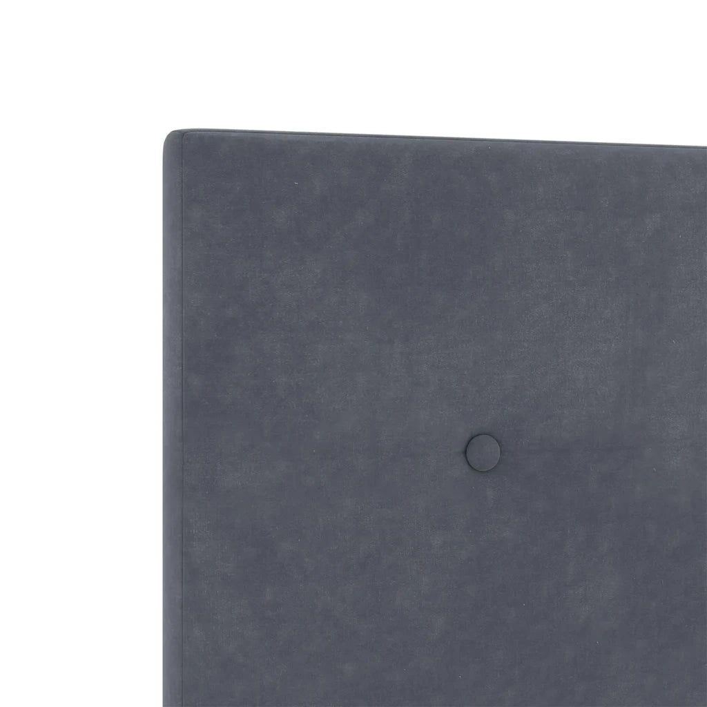 Testiera | Testata Grigio scuro 80 cm Velluto
