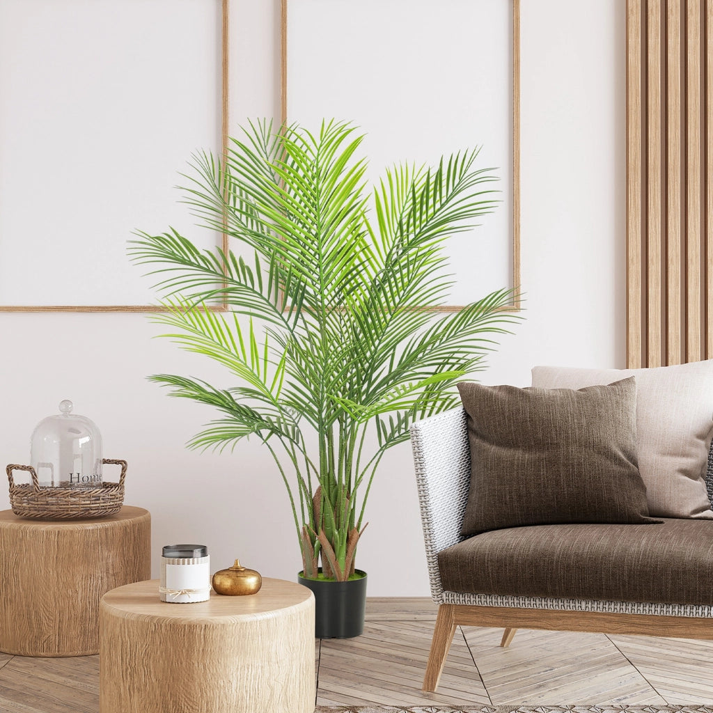 Palma artificiale 120 cm ¨C Xylo ¨C Verde con vaso plastica
