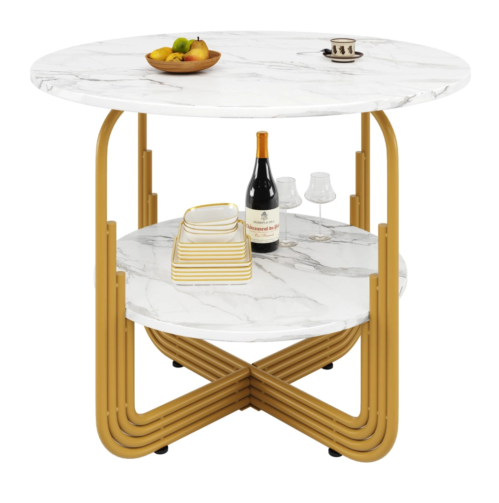 Set tavolo e 4 sedie con piano marmorizzato