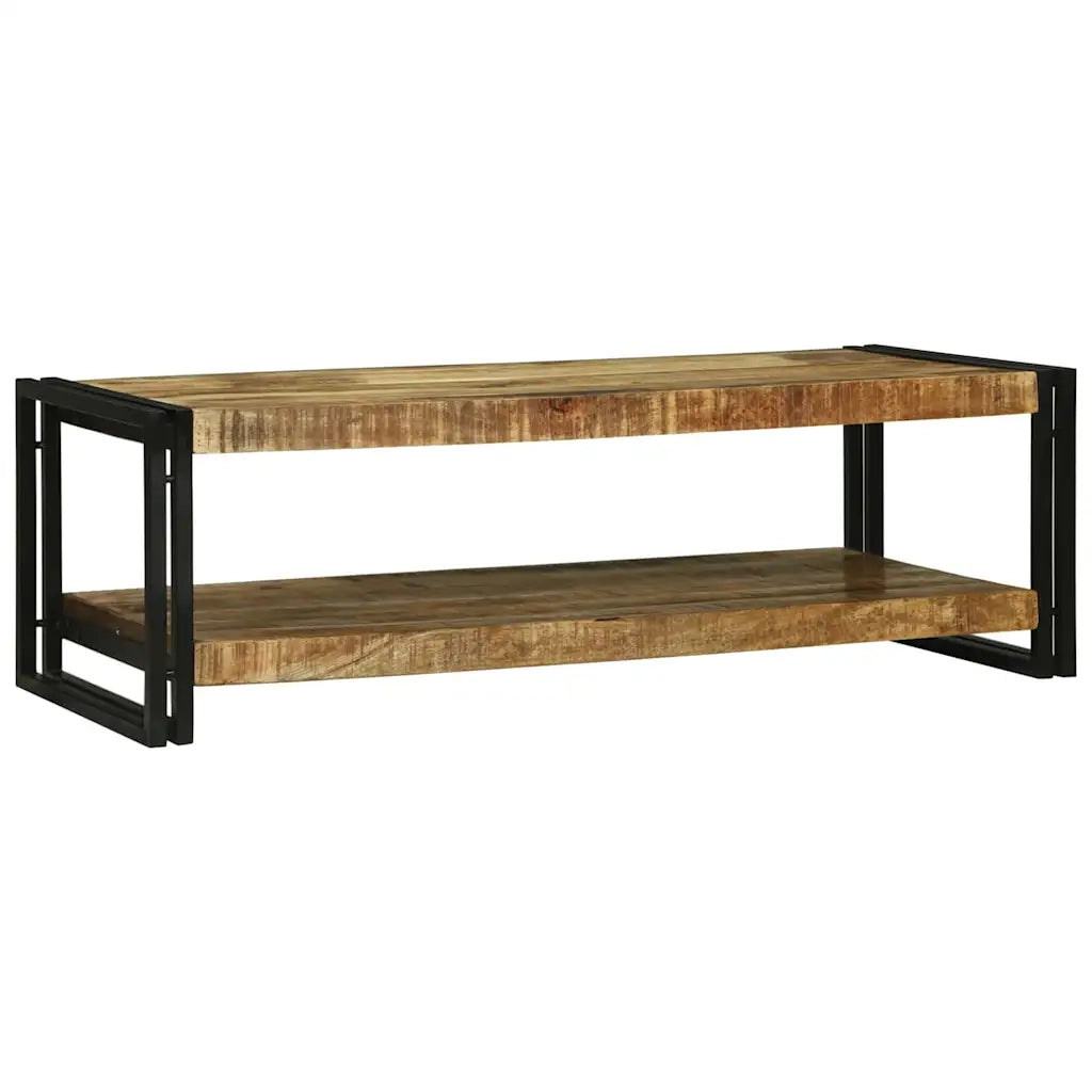 Tavolino da Salotto-Tavolino da soggiorno-Tavolo Marrone legno massello di mango