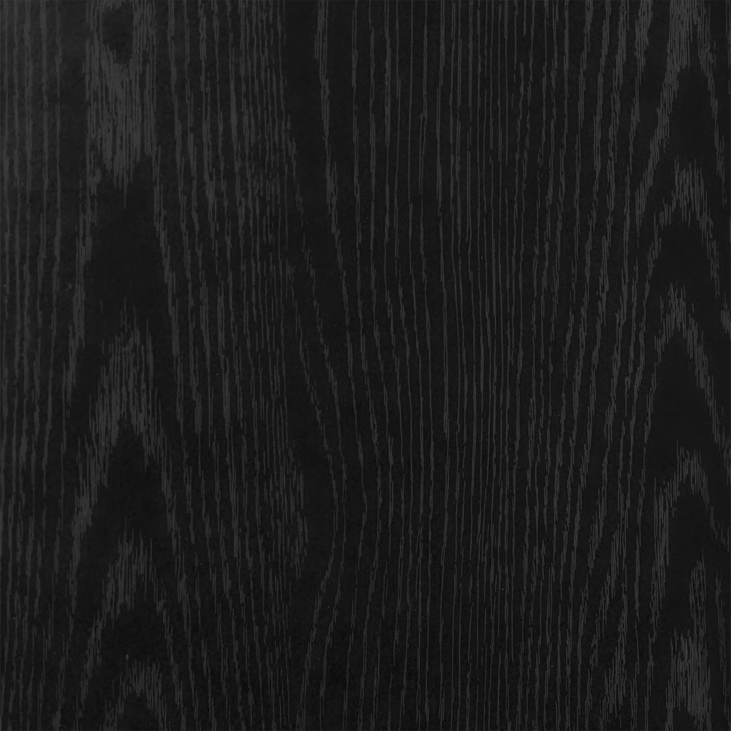 Cornice per Camino Rovere Nero 75x20x87,5 cm in Truciolato 865983