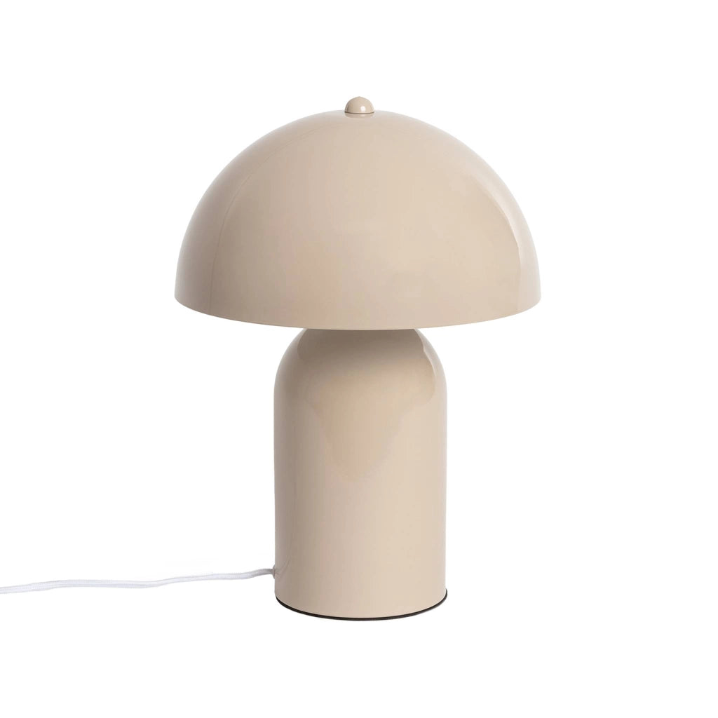Lampada in metallo, 25cm, beige