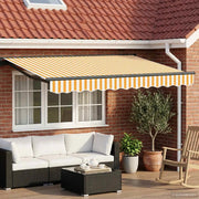 Cornice per Tenda Manuale con LED 3,5 x 2,5 m 3420821