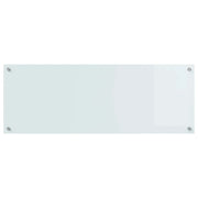 Schienale da cucina Bianco 110 x 40 cm vetro temperato CFW6760788