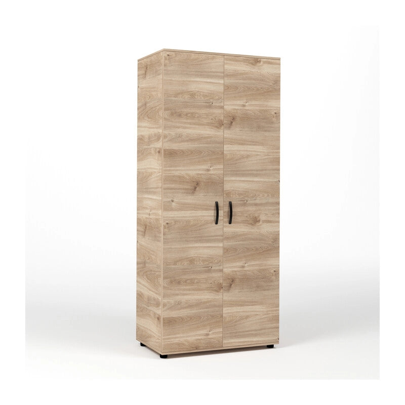 KIT ARMADIO 2 ANTE  80X52X205 CM ROVERE M. K358