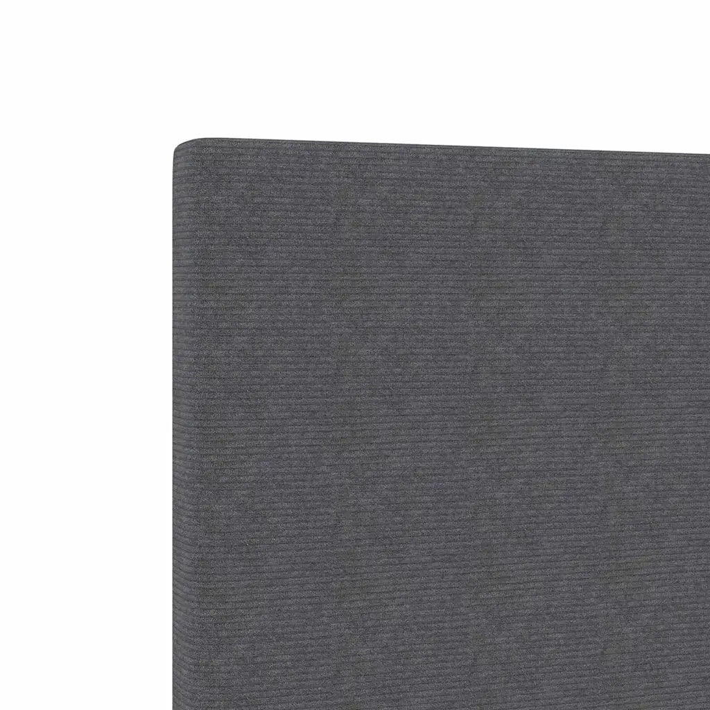 Testiera | Testata Grigio scuro 80 cm Tessuto in Cords
