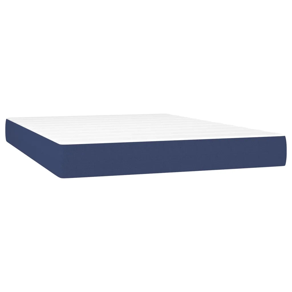 Giroletto a Molle con Materasso Blu 140x190 cm in Tessuto 3140935