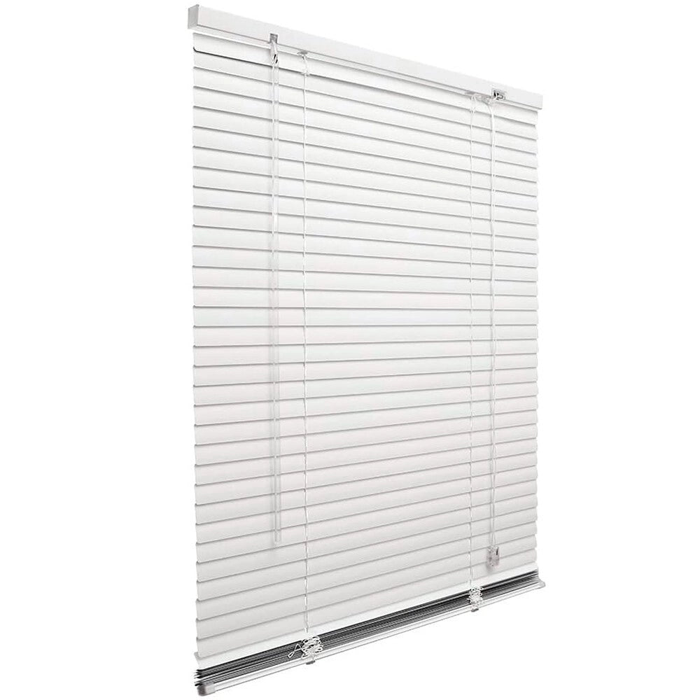 Tenda Veneziana 80x180 Cm Alluminio Bianca Lamelle Inclinabili 25 mm Parasole Finestre Porte