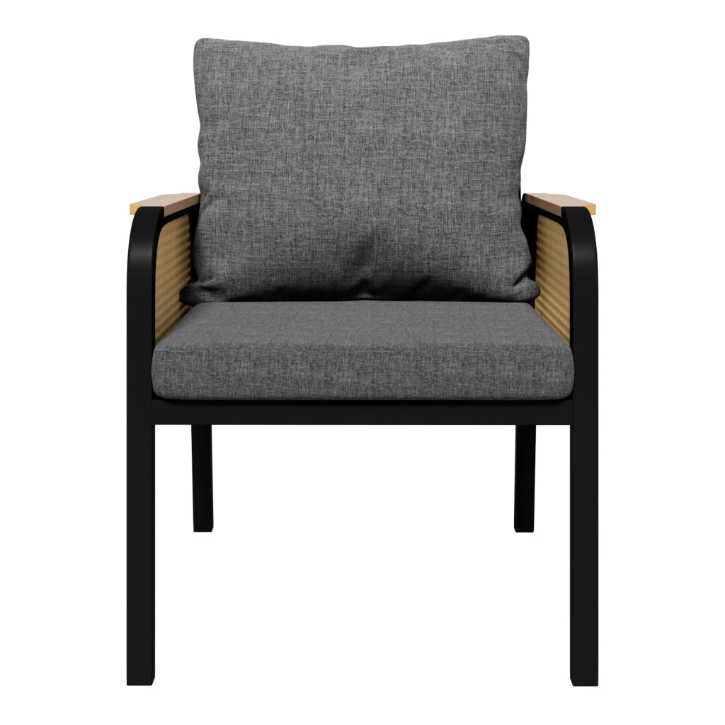 Divano da Giardino Set ¨C MINIMAL ¨C Metallo, Cuscini Inclusi