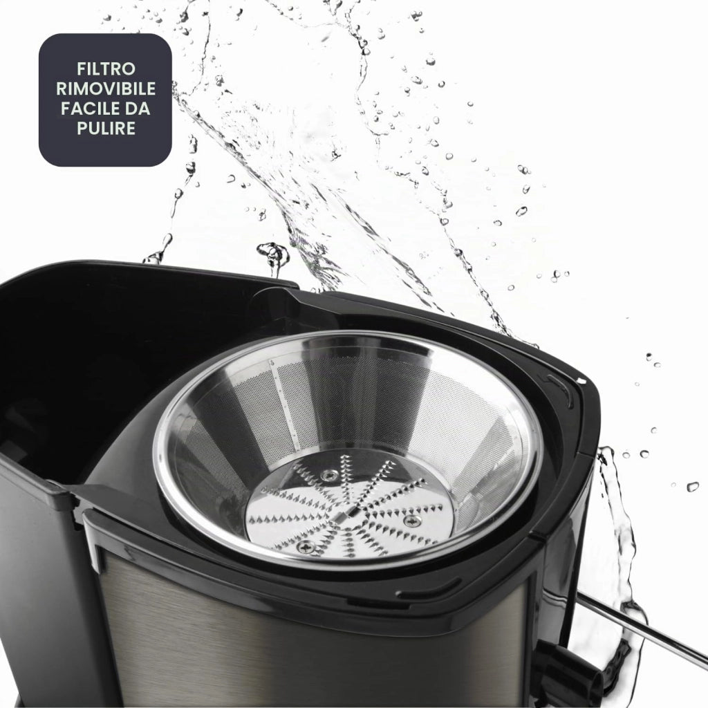 Estrattore di Succo a Freddo BXJE600E 600 W 1 2 L Black+Decker
