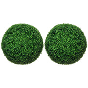 Piante Finte Bosso Sfera ¨C zephmum ¨C 2 Pezzi ?50cm Verde