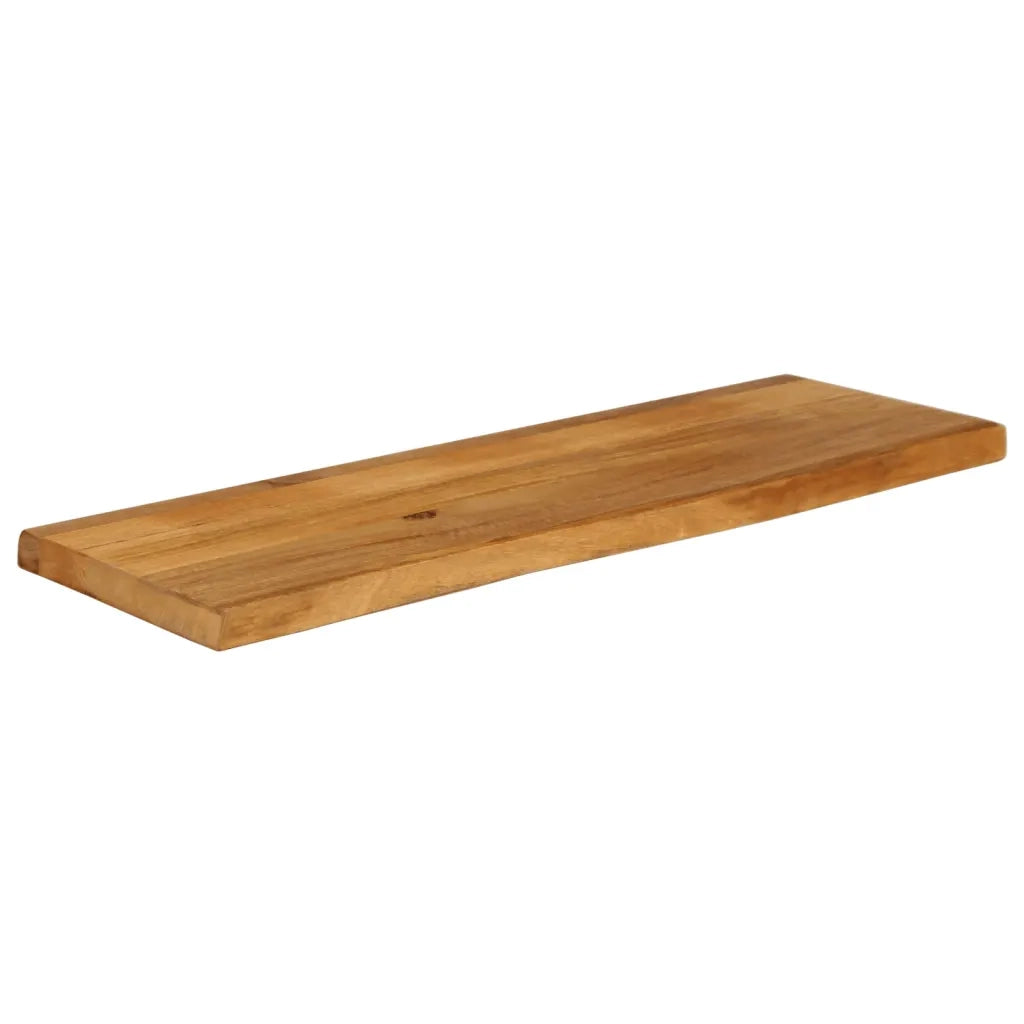 Dessus de table à bord vivant 110x40x2,5cm bois massif manguier