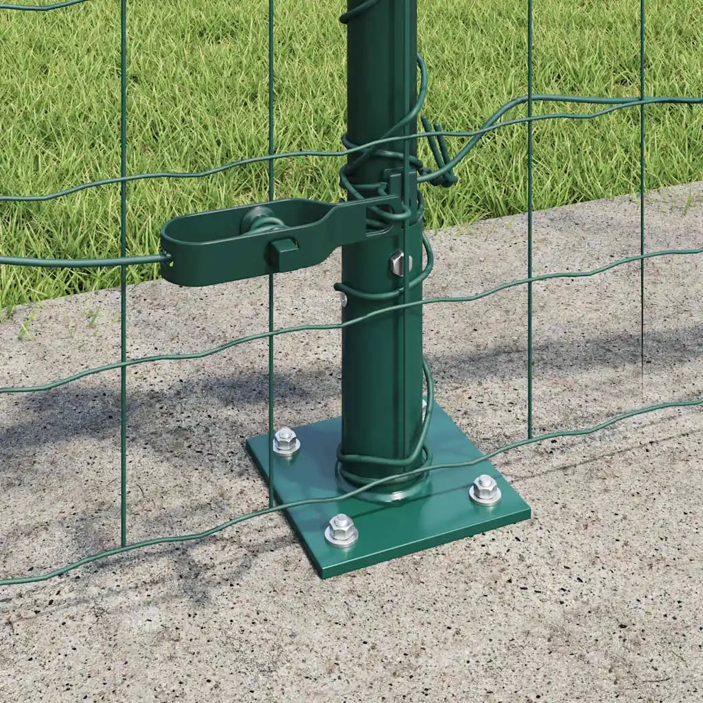 Recinzione con Posto Verde 0,6 x 50 m Acciaio e PVC 3350890