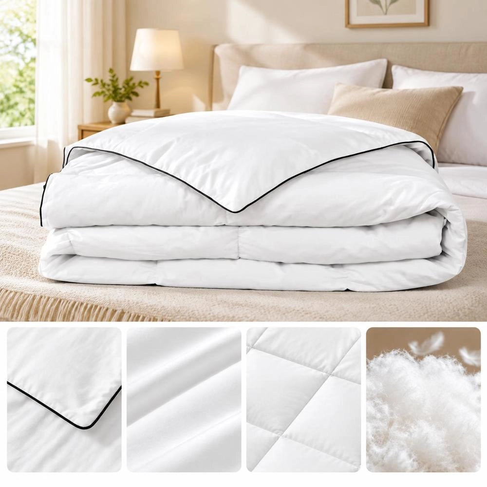 Winter Down Comforter, 2 Pieces, 135x200 Cm