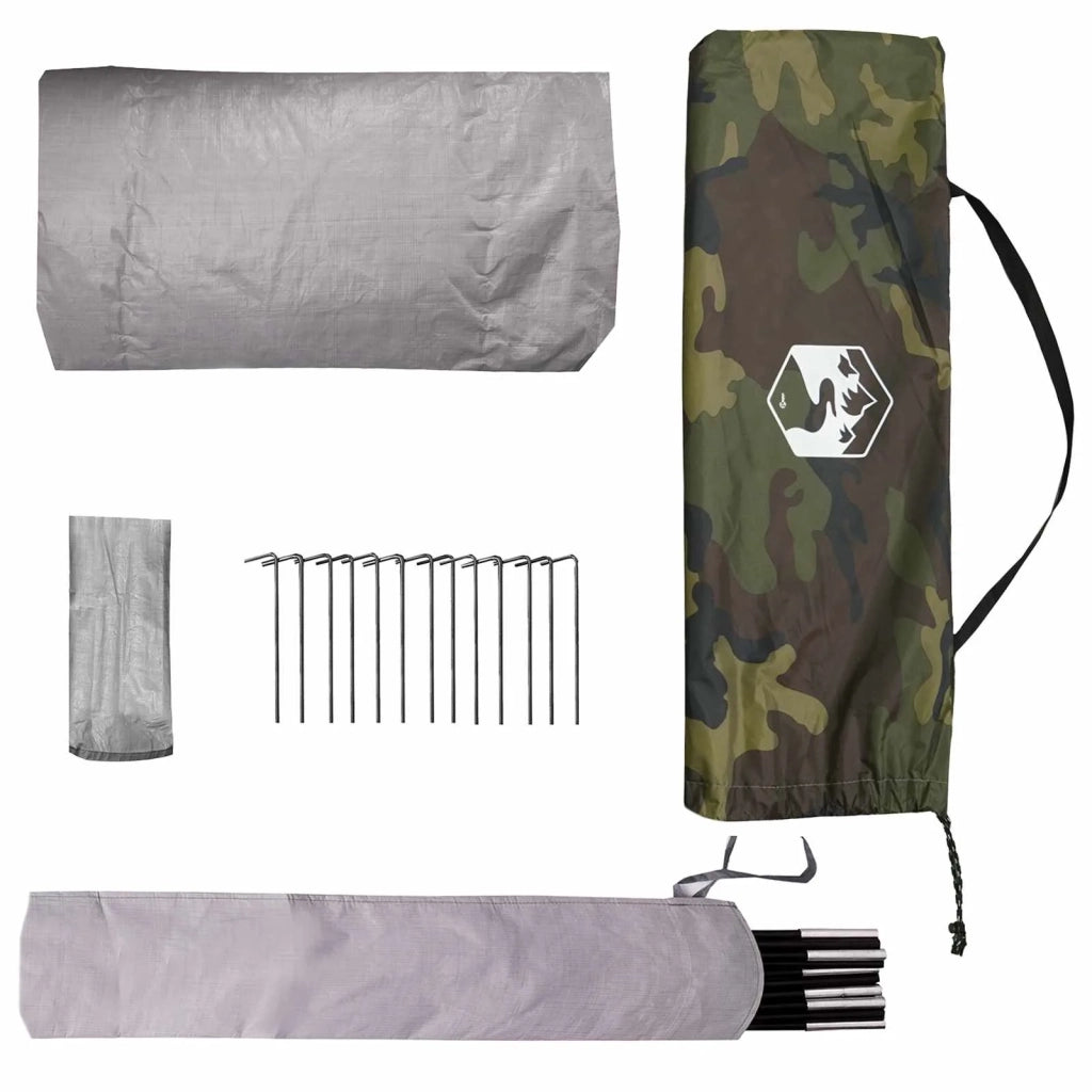 Tenda da backpacking 4 persona Mimetico 42019367